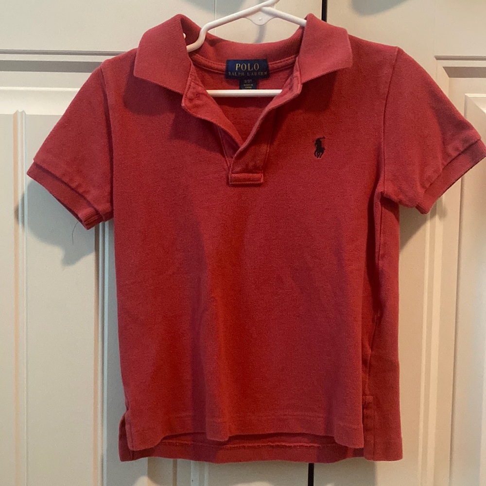 Great condition boys red polo shirt